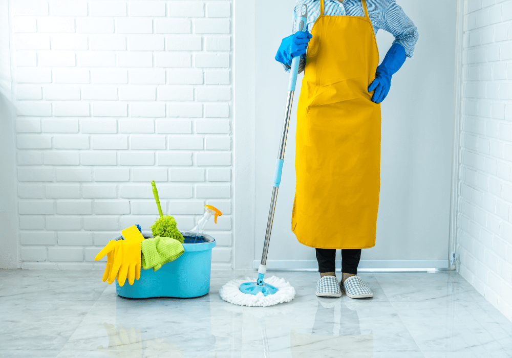 How to Clean Pebble Shower Floor