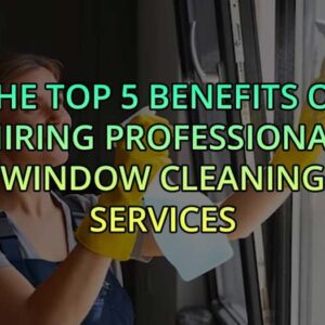 The Top 5 Benefits of Hiring Professional Window Cleaning Services