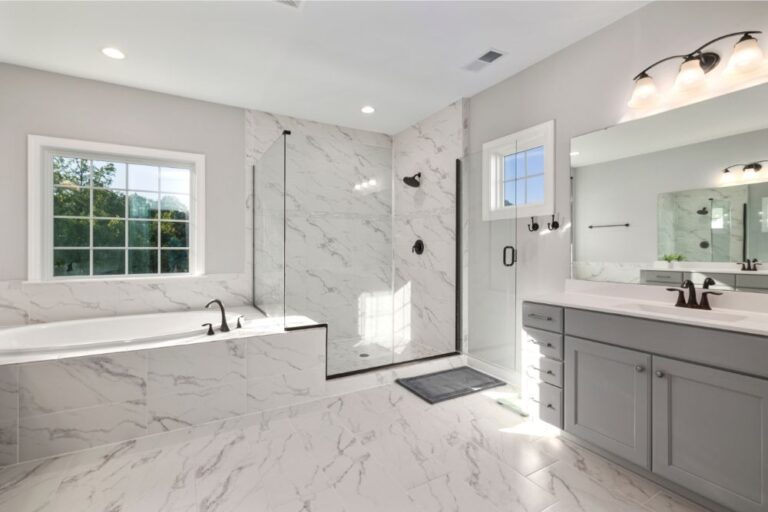 Pebble Shower Floor