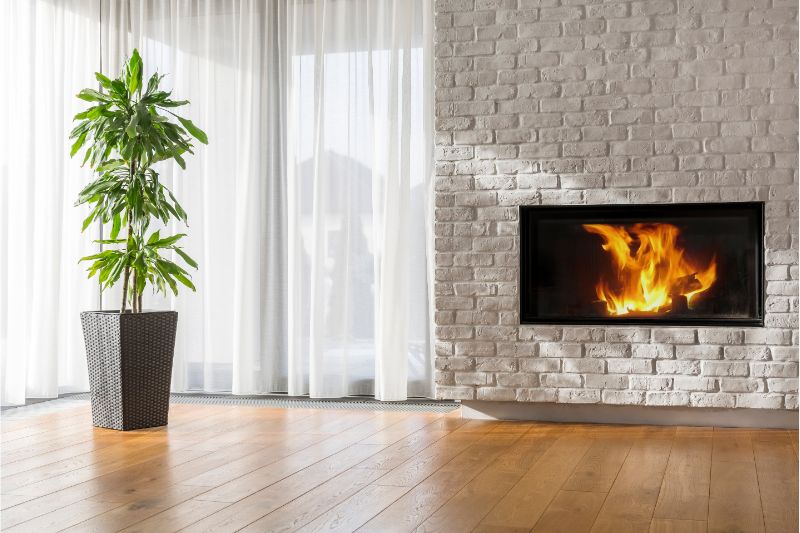 double sided fireplaces