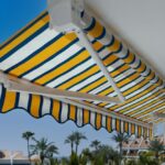 waterproof retractable awning