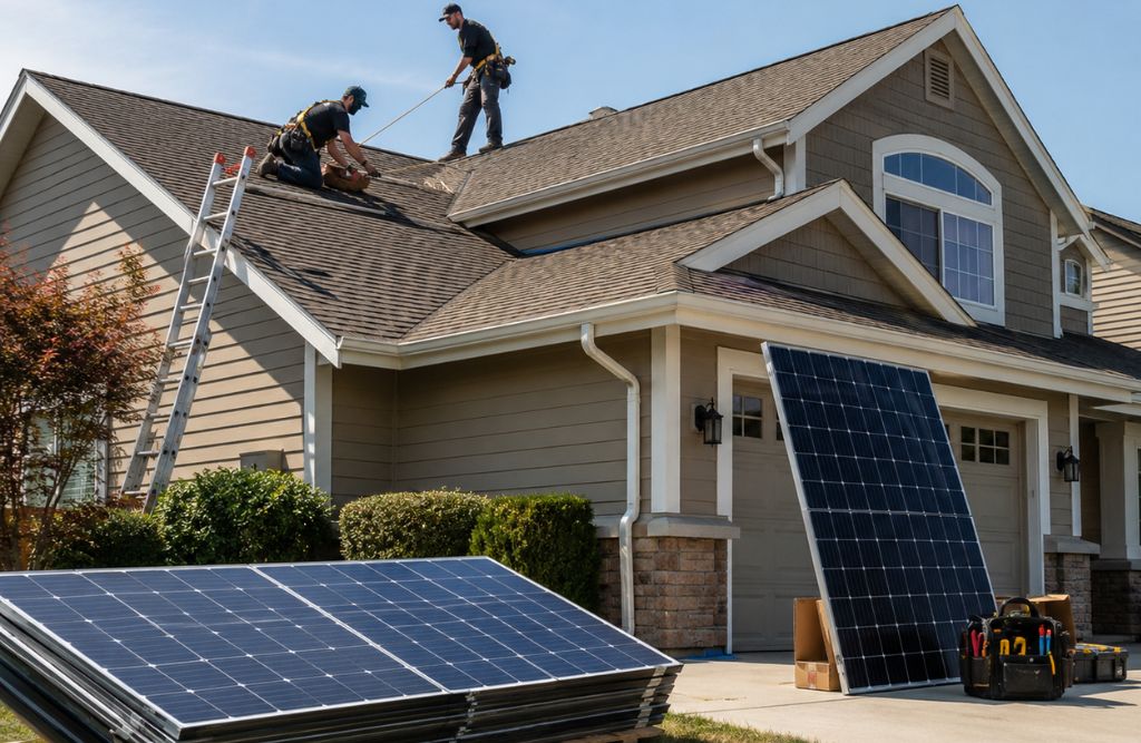 Roof for Solar Panel Installation